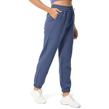 Colorfulkoala Women's High Waisted Ultra Soft Modal Joggers Running Sweatpants Casual Lounge Pants with Pockets (XS, Niagara Blue)