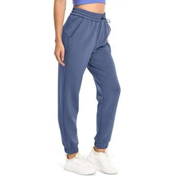Colorfulkoala Women's High Waisted Ultra Soft Modal Joggers Running Sweatpants Casual Lounge Pants with Pockets (XS, Niagara Blue)