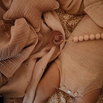 FRIGG Rope Natural Rubber Baby Pacifier for Infants