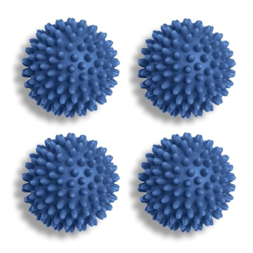 Whitmor Dryer Balls - Eco Friendly Fabric Softener Alternative (Set of 4), Blue