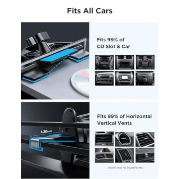 JOYROOM MagSafe CD Phone Holder for Secure Car Mount