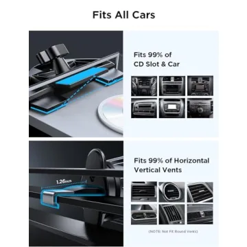 JOYROOM MagSafe CD Phone Holder for Secure Car Mount