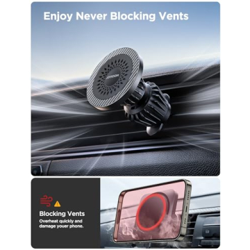 JOYROOM MagSafe CD Phone Holder for Secure Car Mount