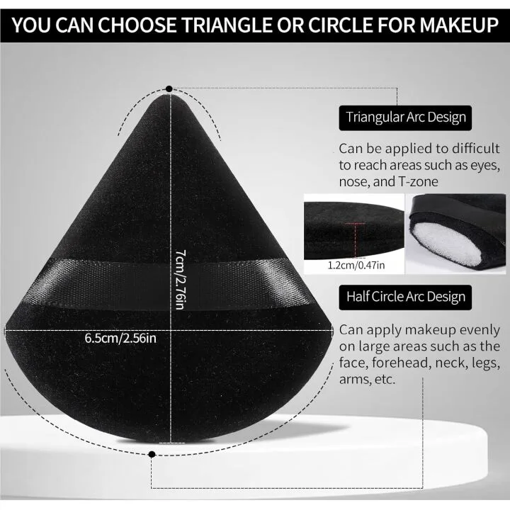 Pimoys 6 Pieces Soft Powder Puff Set for Makeup