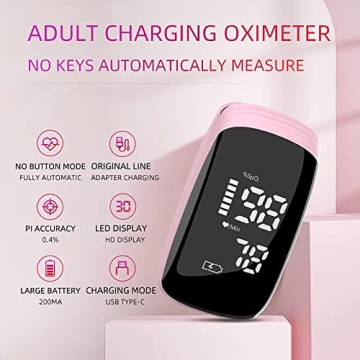 Accurate Rechargeable Pulse Oximeter for Home & Sports