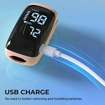Accurate Rechargeable Pulse Oximeter for Home & Sports