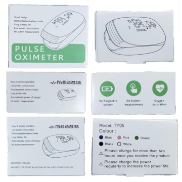 Accurate Rechargeable Pulse Oximeter for Home & Sports