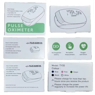 Accurate Rechargeable Pulse Oximeter for Home & Sports