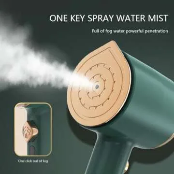 Portable Mini Ironing Machine, New Travel Mini Steam Iron, Handheld Garment Steamer, Fast Preheating...