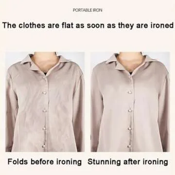 Portable Mini Ironing Machine, New Travel Mini Steam Iron, Handheld Garment Steamer, Fast Preheating Steam Dry Ironing, 360 Degree Ironing Without Dead Angle for Home and Travel (Green)