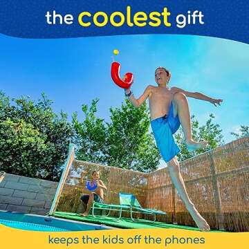 Original pindaloo Skill Game with 2 Balls- Gifts for Kids and Adults Indoor & Outdoor Games, Ball Toys for Boys, Girls, & Teens - Gift Ideas, Fun Stuff, Develops Motor & Juggling Skills (Black Carbon)