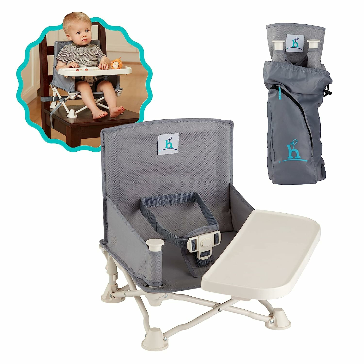 Hiccapop OmniBoost Travel Baby Booster Seat