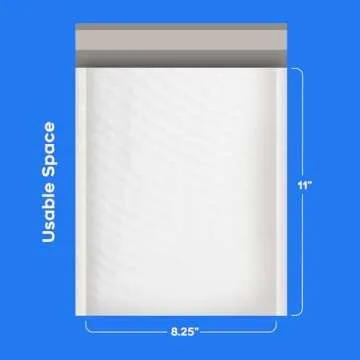 Durable Poly Bubble Mailers for Safe Shipping | 100 Pack
