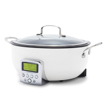 GreenPan Elite Essential Smart Electric Skillet Pot - 6QT, Nonstick, Healthy Cooking!
