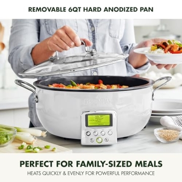 GreenPan Elite 6QT Skillet for Easy Healthy Cooking