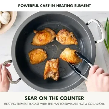 GreenPan Elite 6QT Skillet for Easy Healthy Cooking