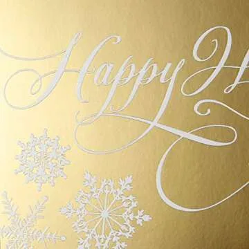 Elegant Hallmark Holiday Cards with Foil Design