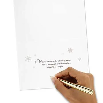 Elegant Hallmark Holiday Cards with Foil Design