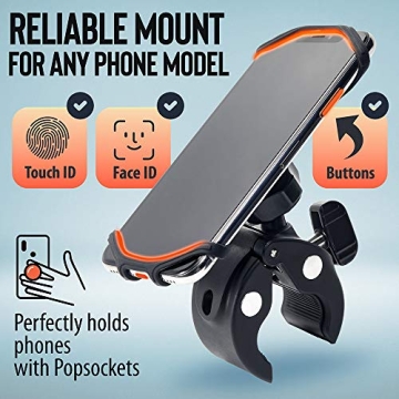 Secure & Reliable 2024 Bike Phone Mount for All Riders