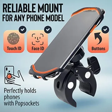 Secure & Reliable 2024 Bike Phone Mount for All Riders