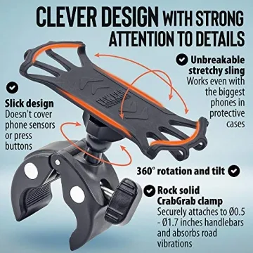 Secure & Reliable 2024 Bike Phone Mount for All Riders