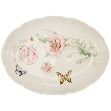 Lenox Butterfly Meadow Oval Baker - Versatile Bakeware