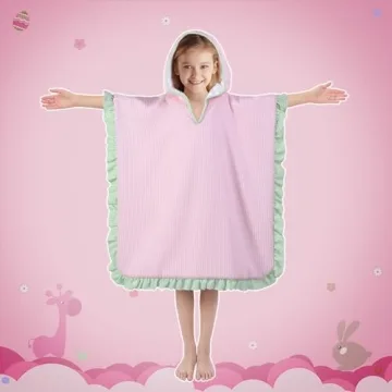 THOVSMOON Kids Hooded Towels Soft Microfiber Poncho