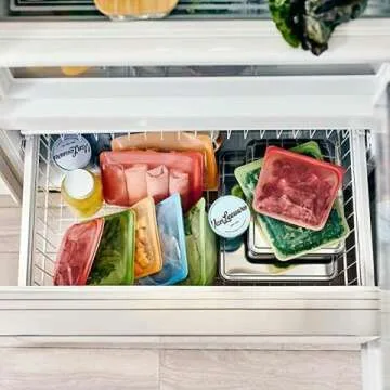 Stasher Silicone Reusable Bags - 7-Pack Bundle