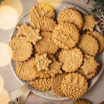 CHRISTMAS FUN 3 Kid Rolling Pin Set for Baking Fun
