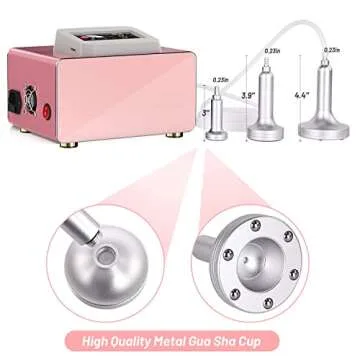 Meifuly Vacuum Therapy Machine with 24 Therapy Cups and Gua Sha Head