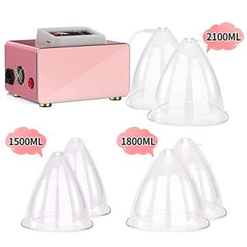 Meifuly Vacuum Therapy Machine with 24 Therapy Cups and Gua Sha Head