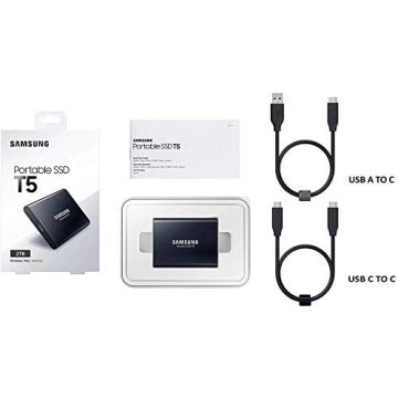 Samsung T5 Portable SSD 2TB - Fast 540MB/s External Drive