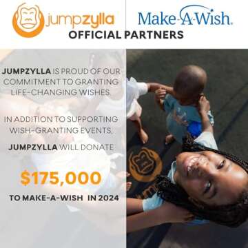 JUMPZYLLA Trampoline 8FT 10FT 12FT 14FT 15FT 16FT Trampoline with Enclosure - Recreational Trampolines with Ladder and AntiRust Coating, ASTM Approval Outdoor Trampoline for Kids