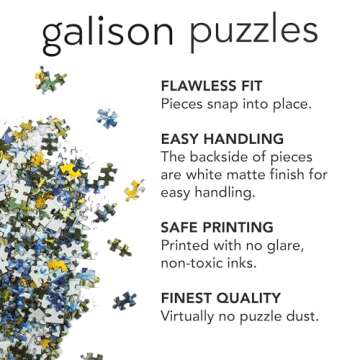 Galison Bloomarium 1000 Piece Puzzle for All Ages