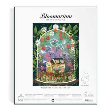 Galison Bloomarium 1000 Piece Puzzle for All Ages