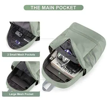 Coofay Gym Backpack for Women - Waterproof, Lightweight, Large Travel Sports Gym Bag with Shoe Compartment