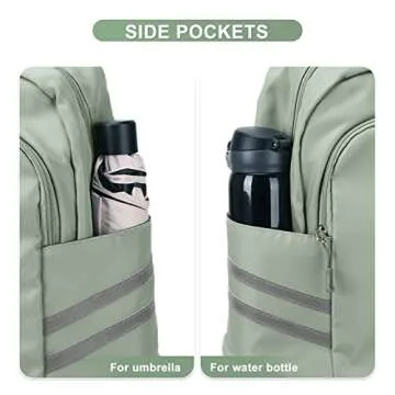 Coofay Gym Backpack for Women - Waterproof, Lightweight, Large Travel Sports Gym Bag with Shoe Compartment