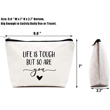 LIBIHUA Makeup Bag Inspirational Gifts for Women