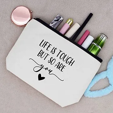 LIBIHUA Makeup Bag Inspirational Gifts for Women