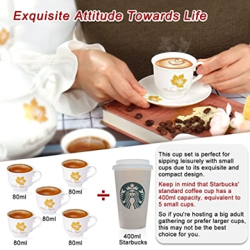 ZHONGSHENG 13-Piece Porcelain Tea Gift Set - Perfect for Tea Parties