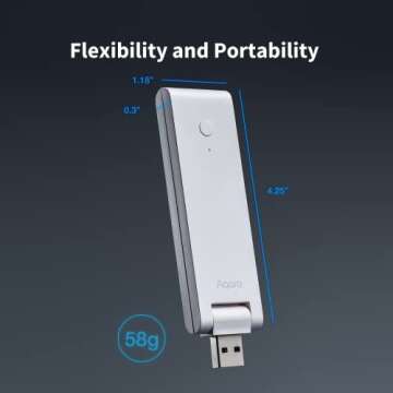 Aqara Smart Hub E1 - Compact Zigbee Hub with USB-A Power