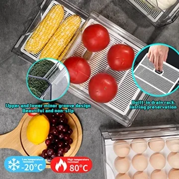 XBY-US Large Capacity Egg Holder for Multi-Function Storage