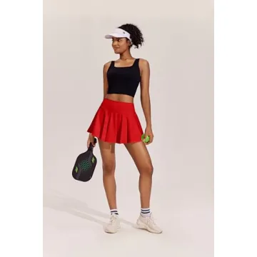 Stylish PINSPARK Women Golf Skirt with Pockets