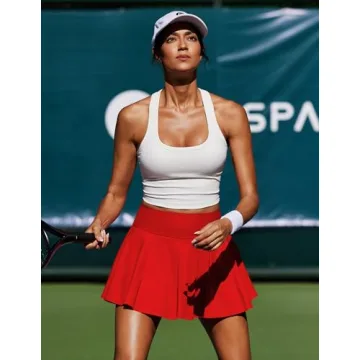 Stylish PINSPARK Women Golf Skirt with Pockets