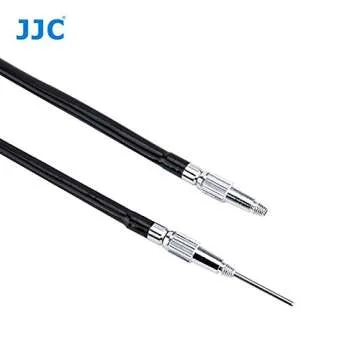 JJC TCR-70R 70cm Mechanical Cable Shutter Release with Bulb-Lock for Fujifilm X10 X20 X30 X100s X100t X-Pro1 X-Pro2 X-E1 X-E2, Leica M6 M7 M8 and Nikon Df F4 FM2 F3 FE FM3a F80, Threaded Release Cable