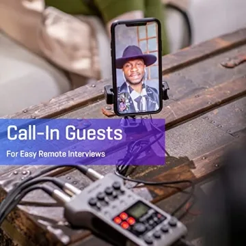 Zoom PodTrak P4 Portable 4-input Podcast Recorder