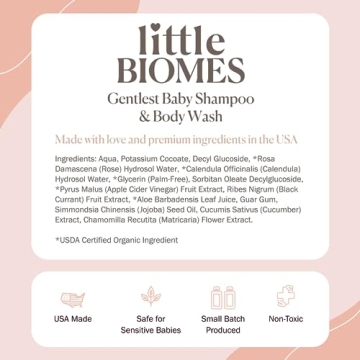 Gentle Baby Shampoo and Body Wash for Sensitive Skin