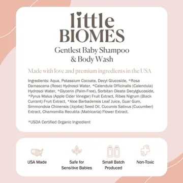 Gentle Baby Shampoo and Body Wash for Sensitive Skin