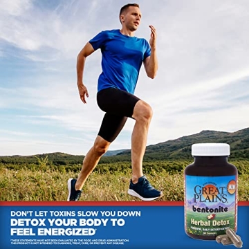 Yerba Prima Bentonite Clay + Herbal Detox 120 Capsules