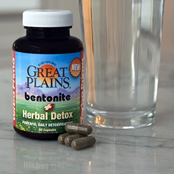Yerba Prima Bentonite Clay + Herbal Detox 120 Capsules